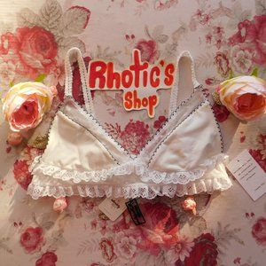 NWT Antoinette Dainty Ruffle Bralette FL&L